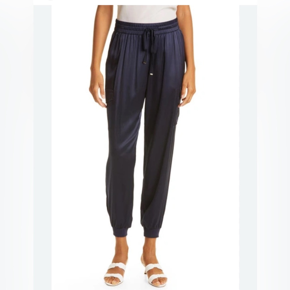 Cami NYC Silk Blend Women's Navy Jogger Pants